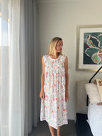 Brittany in Dandelion Spray Pure Cotton Sleeveless Nightie
