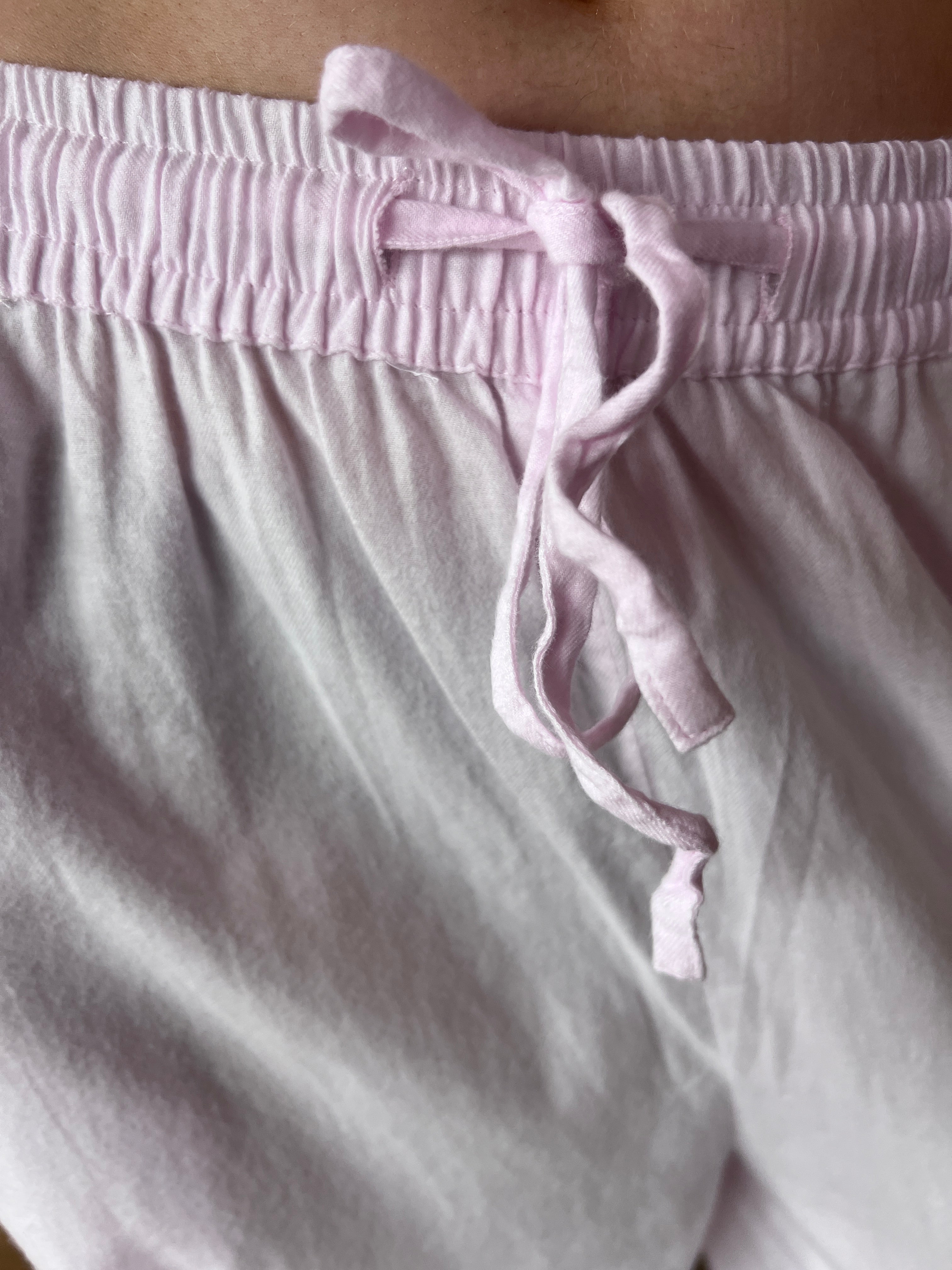 Eleanor Brushed Cotton Long Sleeve Soft soft pink PJ Set
