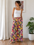 Davey pure cotton lounge pants in flower salad