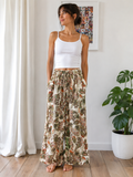 Davey pure cotton lounge pants in natural rainforest