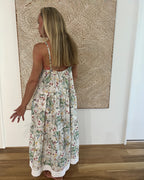 Phillipa pure cotton shoestring dress in petite garden