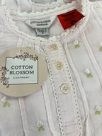 Margot Girls Brushed cotton Long Sleeve Nightie in soft pink